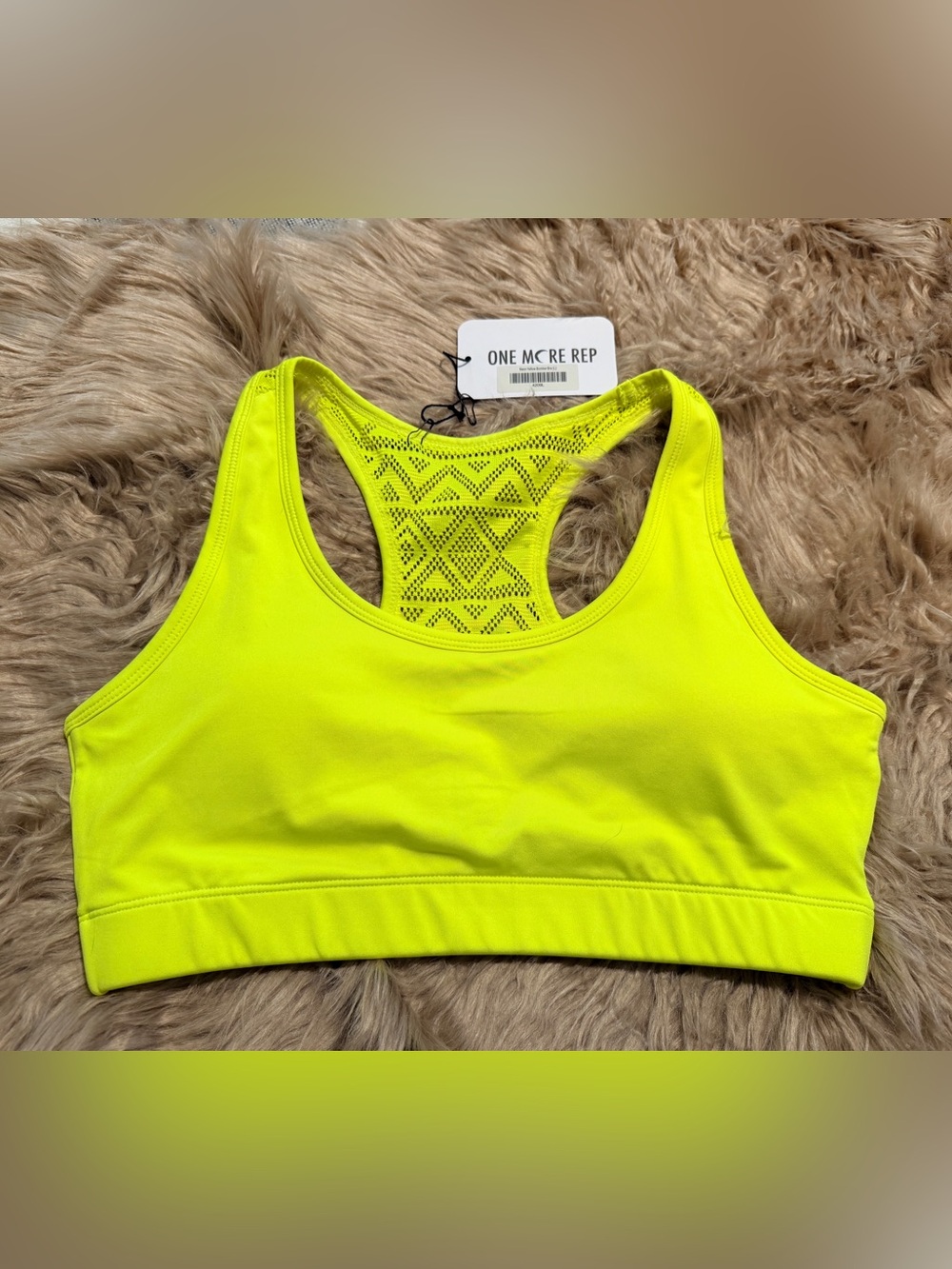 Women's Neon Yellow Bomber Bra with pads